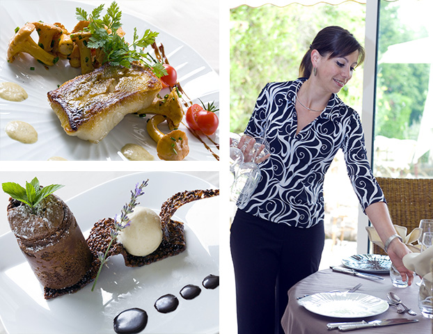 table de restaurant à Chitenay près de Blois dans le Loir-et-Cher 41